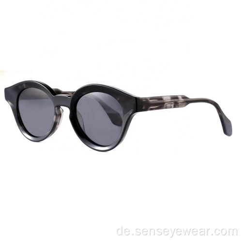 Benutzerdefinierte Design-Weinlese-Schrägsacetat-polarisierte Sonnenbrille